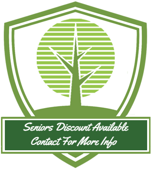 Seniors Discount Available Contact For More Info Badge